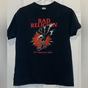 RARE old school punk rock bad religion bomber eagle tee